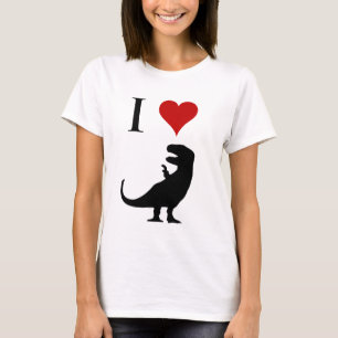Camiseta Amo los dinosaurios - T-Rex