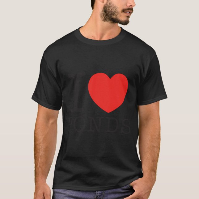 Camiseta Amo los estanques (Anverso)