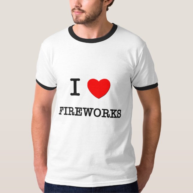 CAMISETA AMO LOS FUEGOS ARTIFICIALES (Anverso)