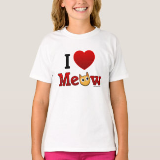 Camiseta "Amo Los Gatos" - Corazón Gatos A Niños Camisas