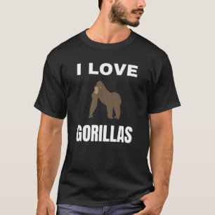 Camiseta Amo los gorilas