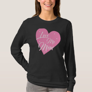 Camiseta Amo Los Gráficos De Mi Mamá Corazón