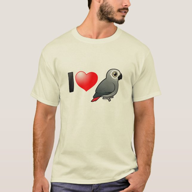 Camiseta Amo los grises de África (Anverso)