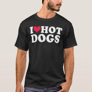 Camiseta Amo los Hot Dogs