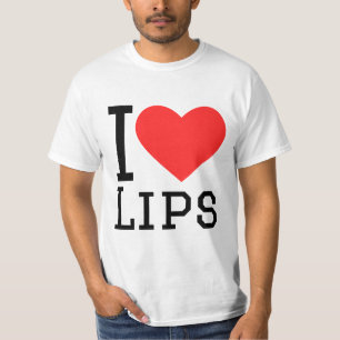 Camiseta Amo los labios