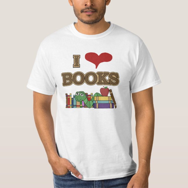 Camiseta Amo los libros (Anverso)