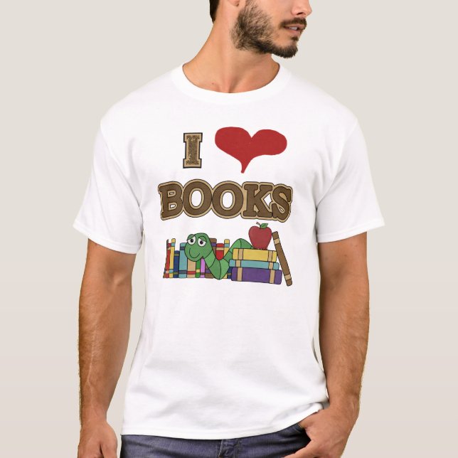 Camiseta Amo los libros (Anverso)
