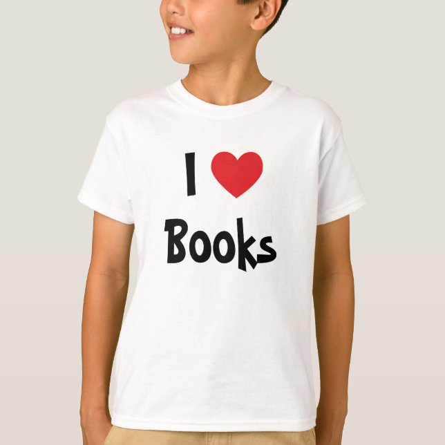 Camiseta Amo los libros (Anverso)