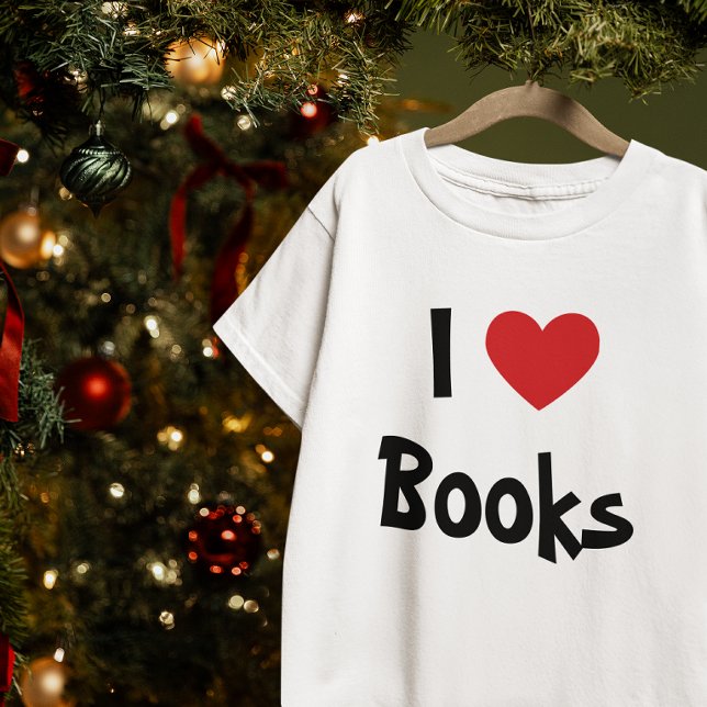 Camiseta Amo los libros (I Love Books T-Shirt)
