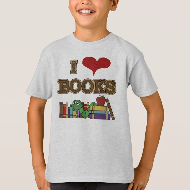 Camiseta Amo los libros (Anverso)