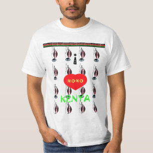 Camiseta Amo los maasai kenianos XOXO Hakuna Matata Zazzle