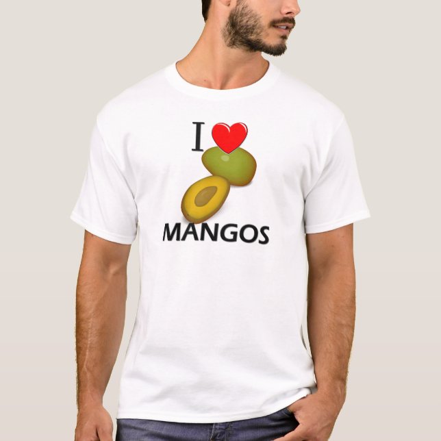 Camiseta Amo los mangos (Anverso)