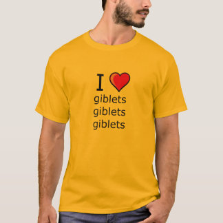 Camiseta amo los menudillos el el día de Turquía de la