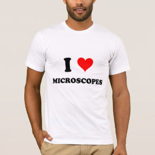 Camiseta Amo los microscopios