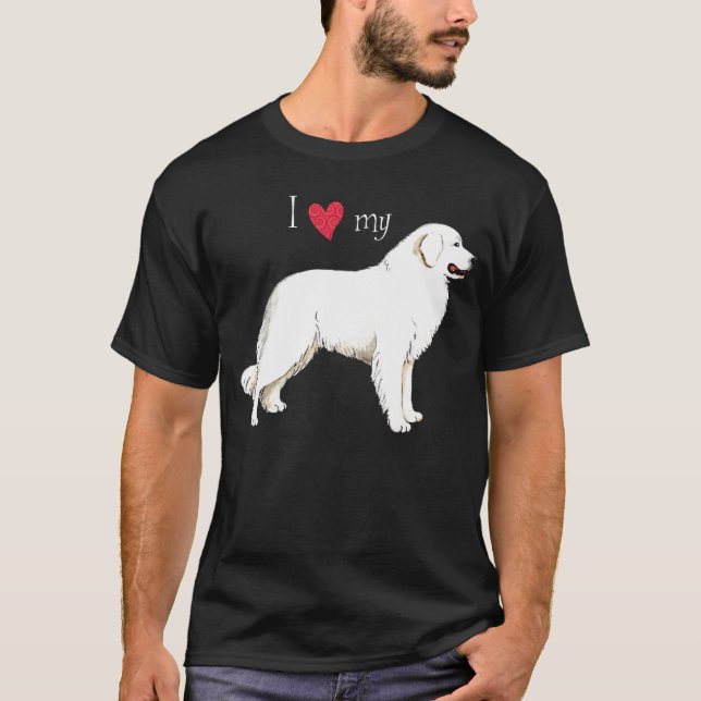 Camiseta Amo los mis grandes Pirineos (Anverso)