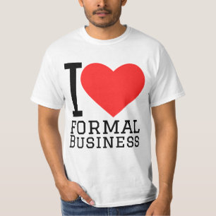 Camiseta Amo los negocios formales