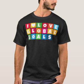 Camiseta Amo los Objetivos Globales para el Desarrollo Sost
