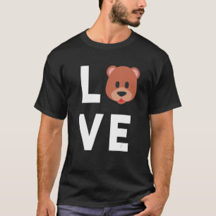 Camiseta Amo Los Osos Bebés Cuidados Bebés Cara Los Niños M