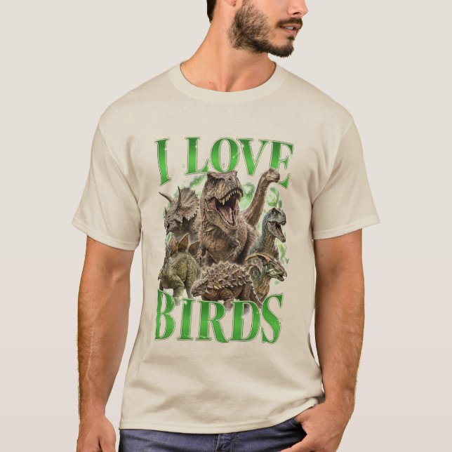 Camiseta Amo los pájaros (Anverso)