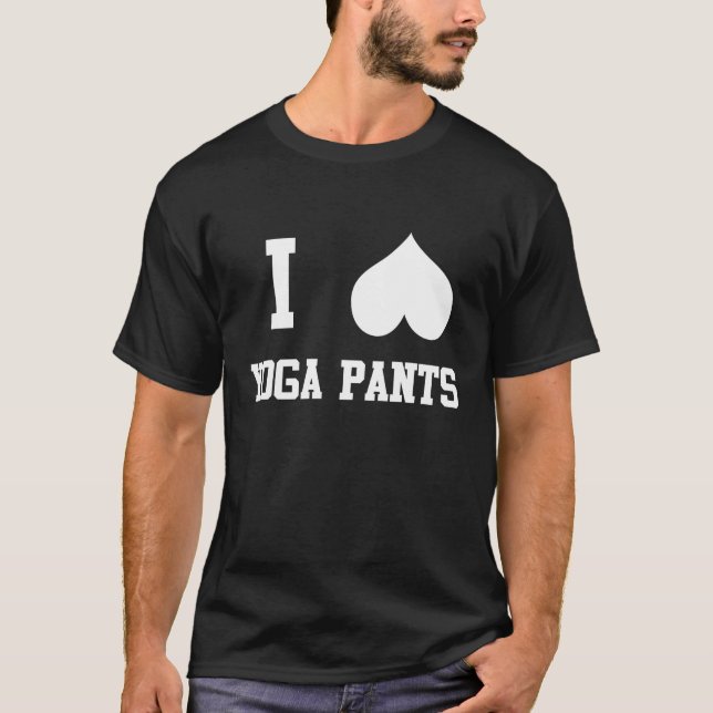 Camiseta Amo los pantalones de la yoga (Anverso)