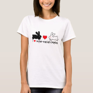 Camiseta Amo los pares interraciales (la luz)