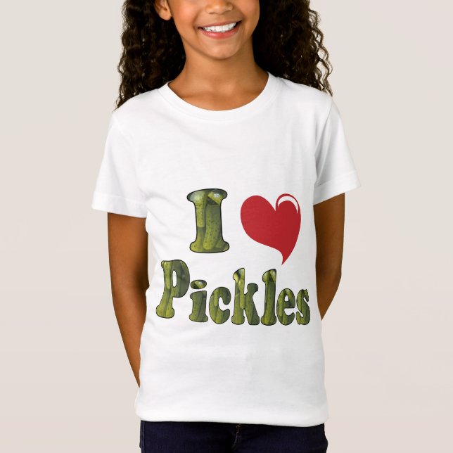 Camiseta Amo los pepinillos (Anverso)