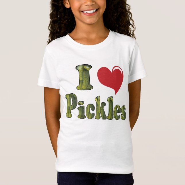 Camiseta Amo los pepinillos (Anverso)