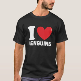 Camiseta Amo los pingüinos, el mejor regalo de amante de lo