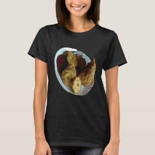 Camiseta Amo los pollos especialmente cuando se frien Pollo