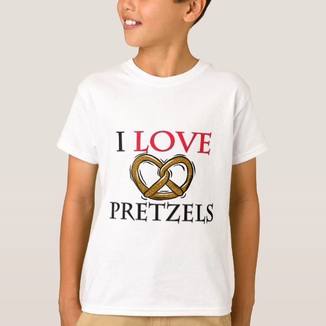 Camiseta Amo los pretzeles (Anverso)