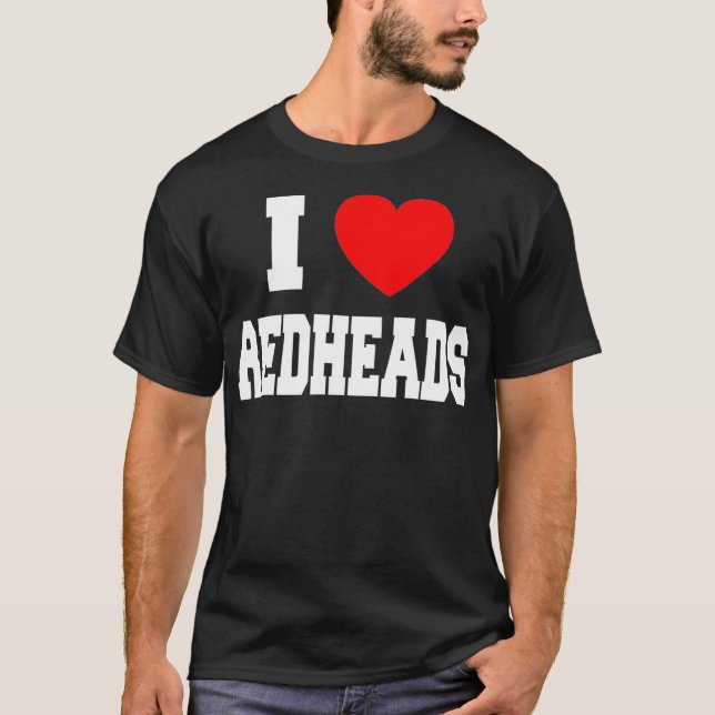 Camiseta Amo los Redheads_1  (Anverso)