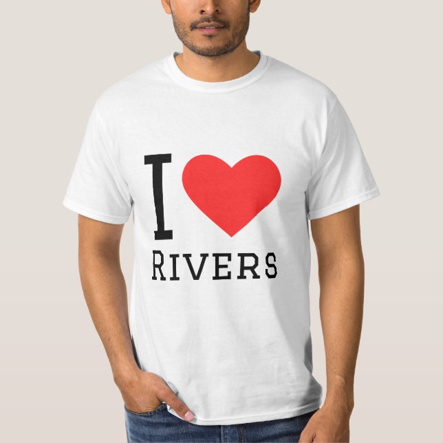 Camiseta Amo los ríos (Anverso)