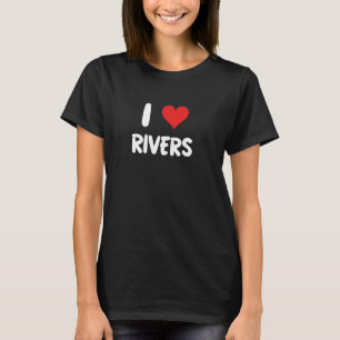 Camiseta Amo los ríos - Limnología Limnólogo Pescar Pescado