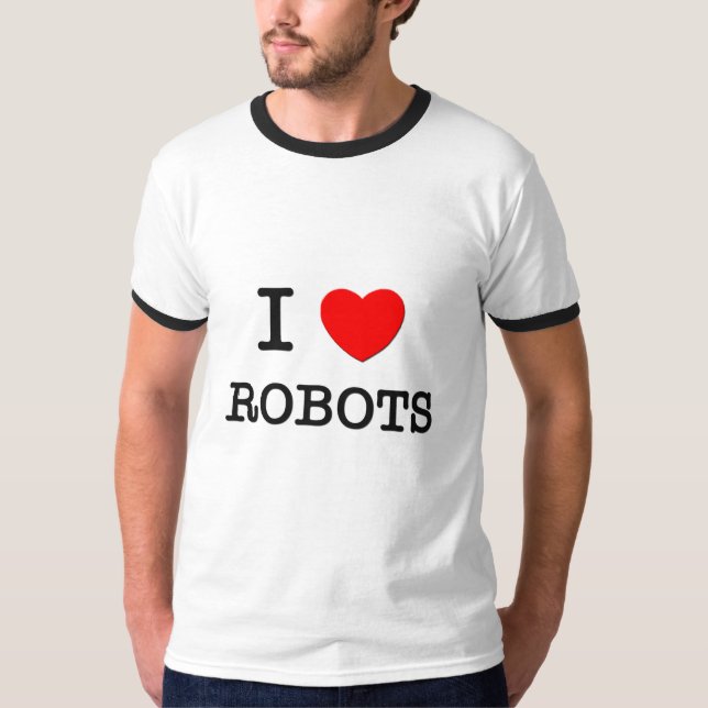 CAMISETA AMO LOS ROBOTS (Anverso)