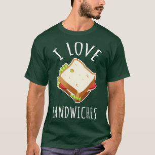 Camiseta Amo los sándwiches