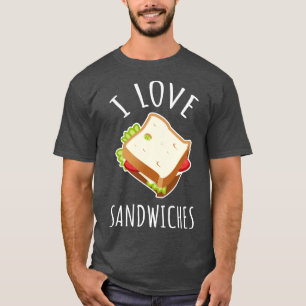 Camiseta Amo los sándwiches