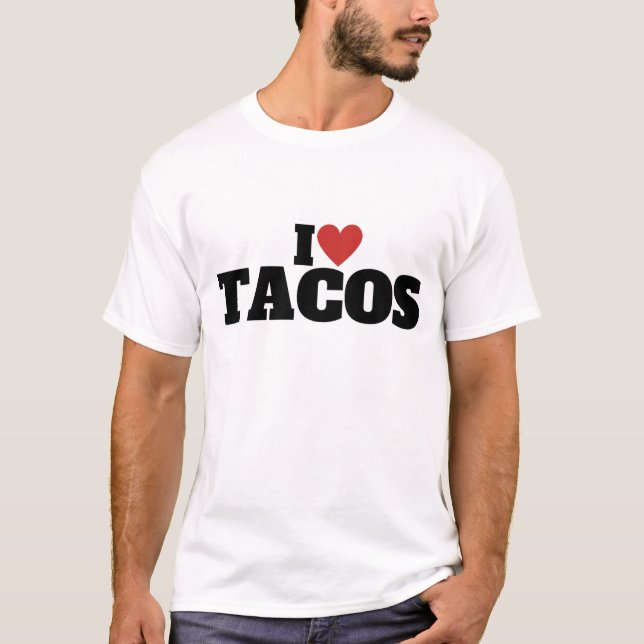 Camiseta Amo Los Tacos (Anverso)
