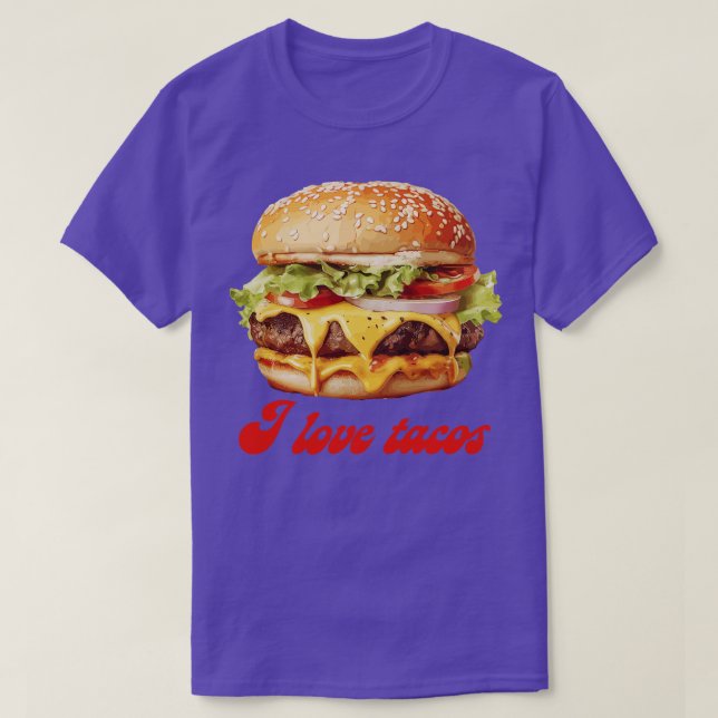 Camiseta Amo Los Tacos (Diseño del anverso)