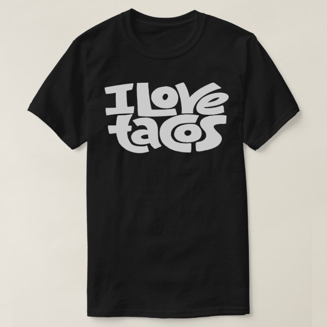 Camiseta Amo Los Tacos (Diseño del anverso)