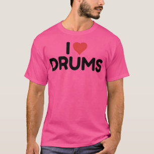 Camiseta Amo los tambores