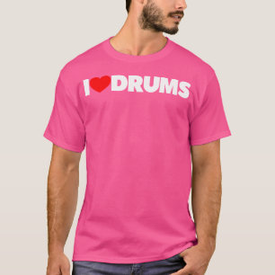 Camiseta Amo los tambores