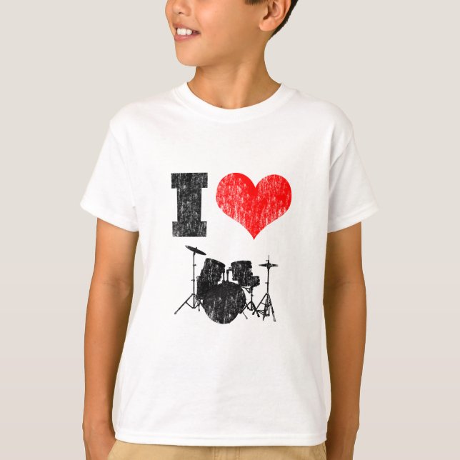 Camiseta Amo los tambores (Anverso)