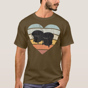 Camiseta Amo los tambores de Bongo Cubanos