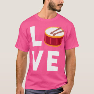Camiseta Amo los tambores Drum Lover Music Drumming Gift