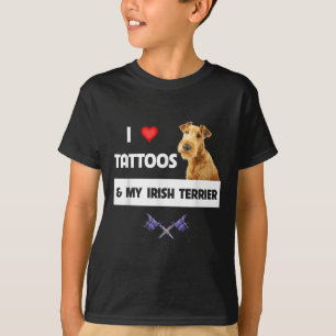 Camiseta Amo Los Tatuajes Y Mi Padre Bo, Un Perro Terrier I