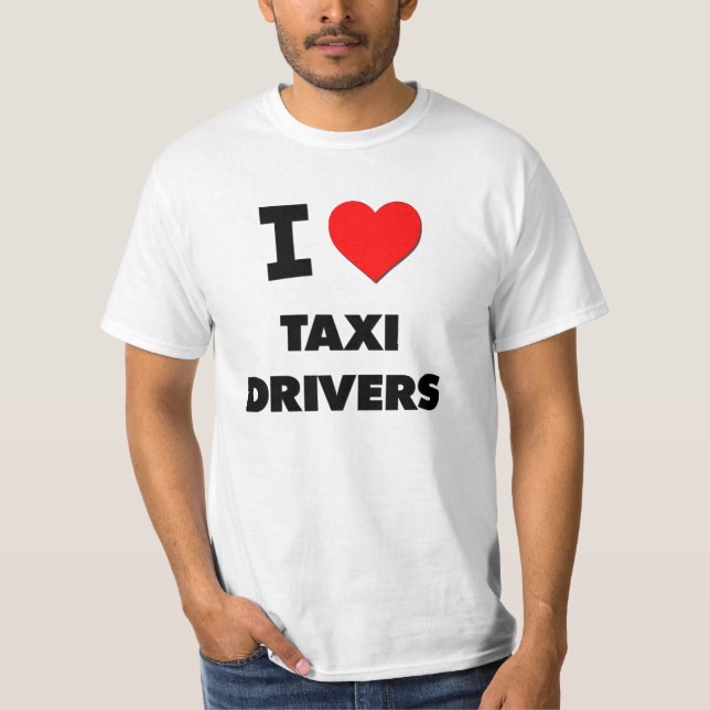 Camiseta Amo los taxistas (Anverso)