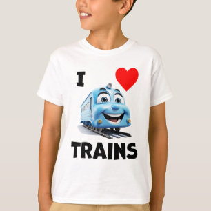 Camiseta Amo los trenes - Motor Amistoso