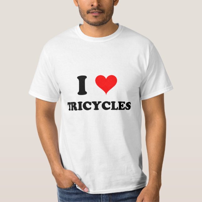 Camiseta Amo los triciclos (Anverso)