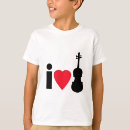 Camiseta Amo los violines
