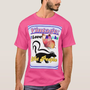 Camiseta Amo los zorrillos, no la gente